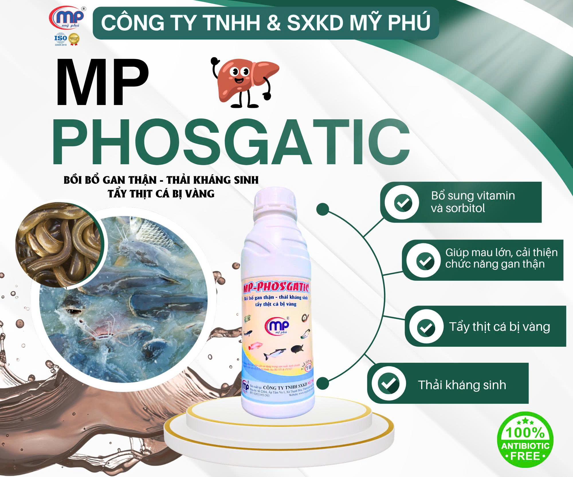 MP PHOSGATIC cá lươn ếch baba