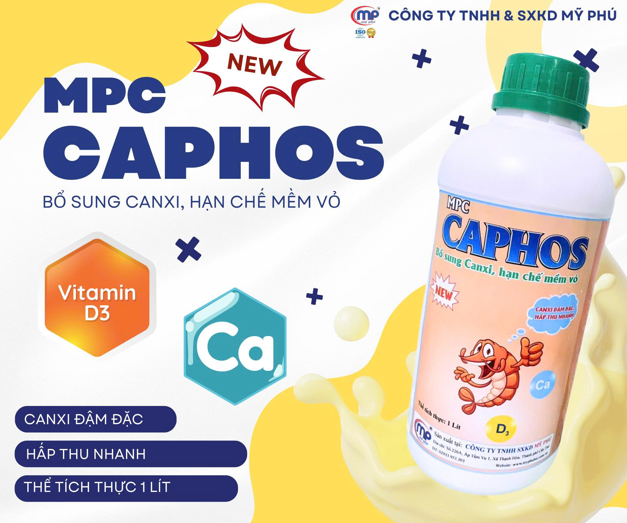 MPC CAPHOS (dành cho tôm)